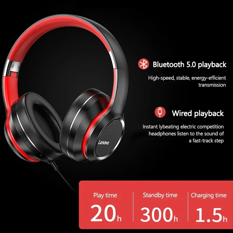 Auriculares inalámbricos Lenovo HD200