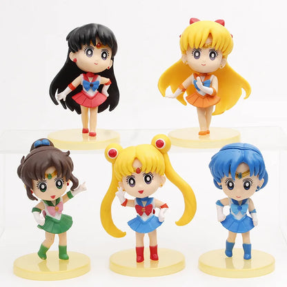 Figura de acción de Anime Sailor Moon.