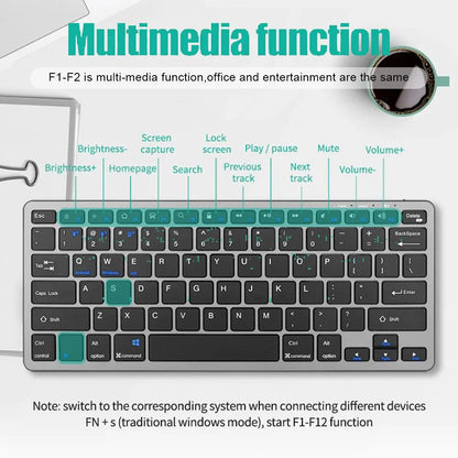 Teclado inalámbrico GoojoDoa Bluetooth