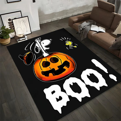 Alfombra grande con diseño Halloween de Snoopy