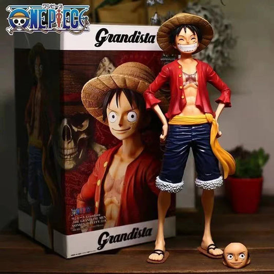 Figura de Anime One Piece, Monkey D Luffy, tamaño 28cm.