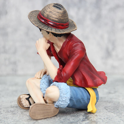 Figura de Anime de One Piece, Luffy, Monkey D., 13cm .