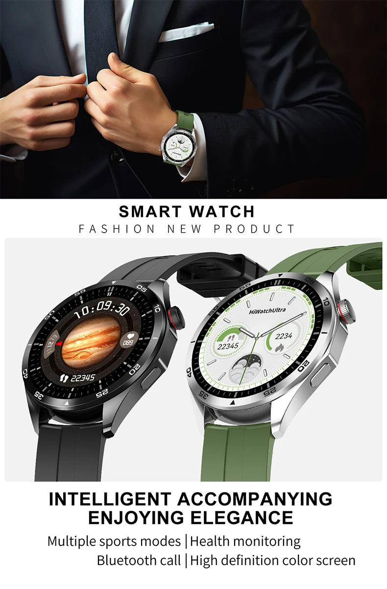 Reloj inteligente deportivo GT4 MAX para hombre, llamada BT, Multifuncional.