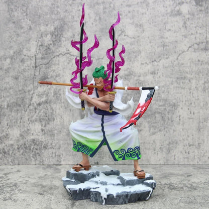 Figuras de acción de One Piece para niños, tamaño 33cm. Roronoa Zoro.