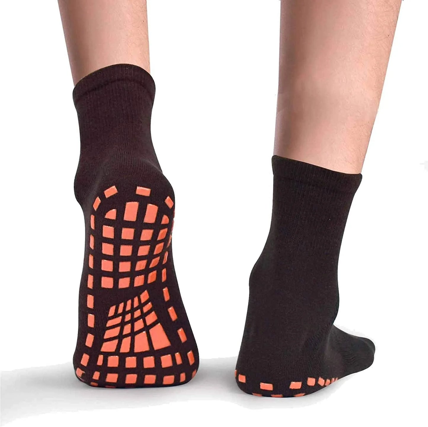 Calcetines antideslizantes con agarre pegajoso, 5 pares.