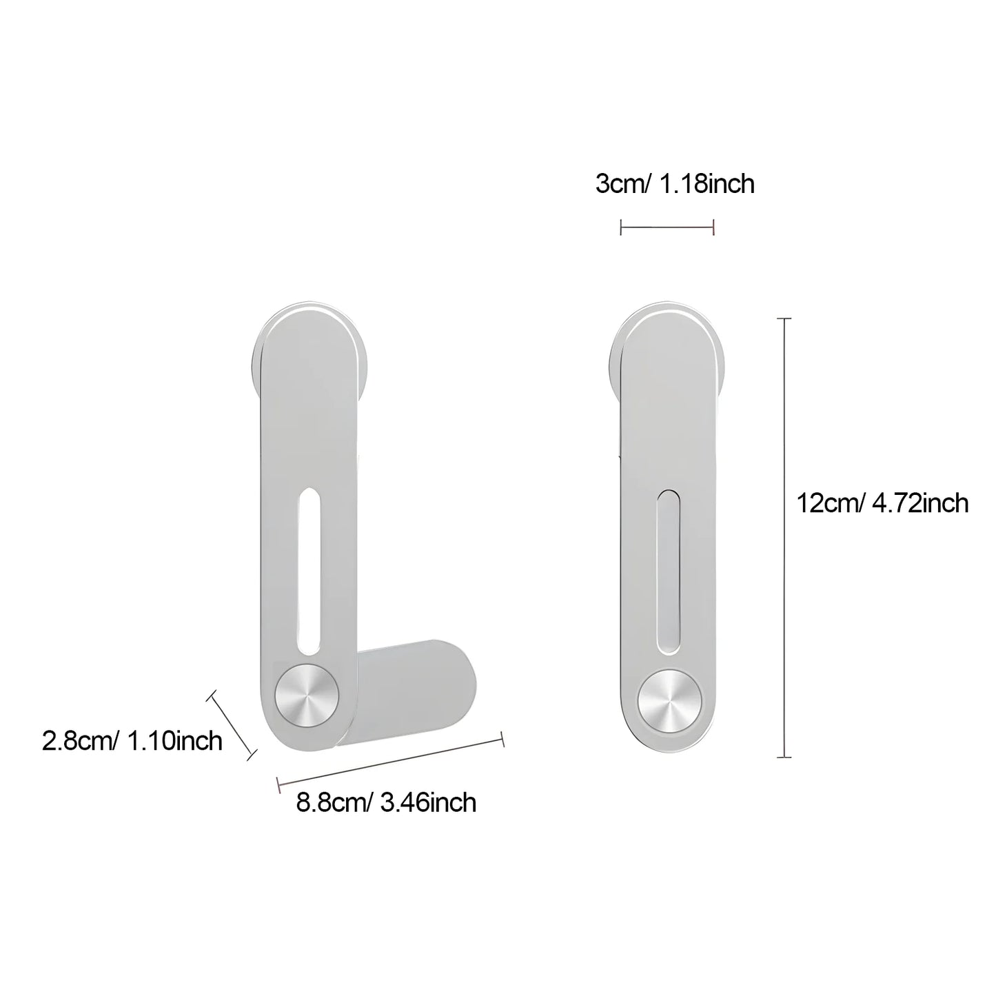 Soporte magnético lateral ajustable