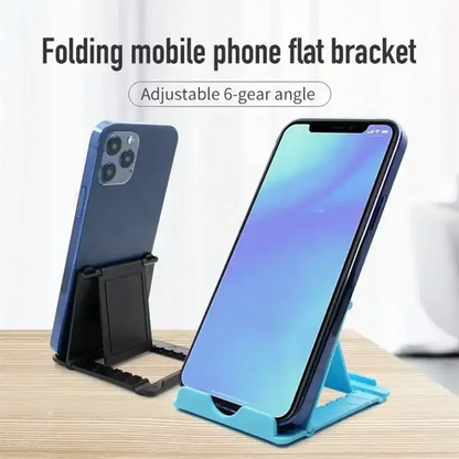 Soporte universal portátil de plástico plegable para teléfono