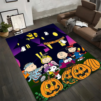 Alfombra grande con diseño Halloween de Snoopy