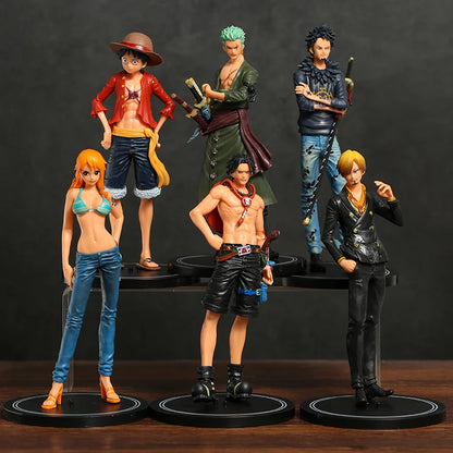 Figuras de colección One Piece. Kit de 6 personajes.