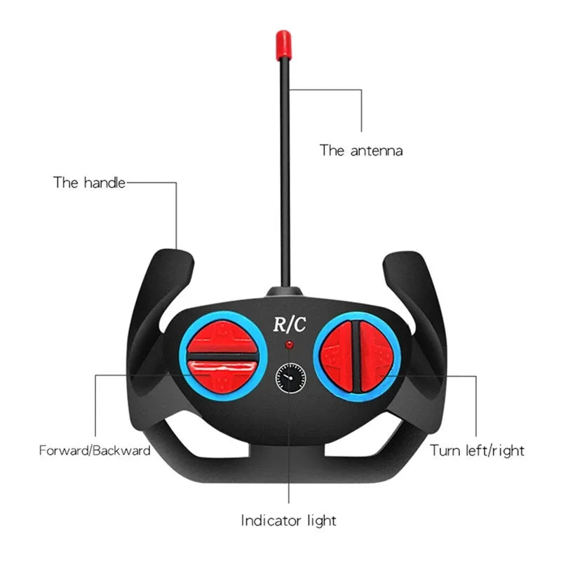 coche deportivo de Control remoto de alta velocidad Luz LED RC 1/18 2,4G