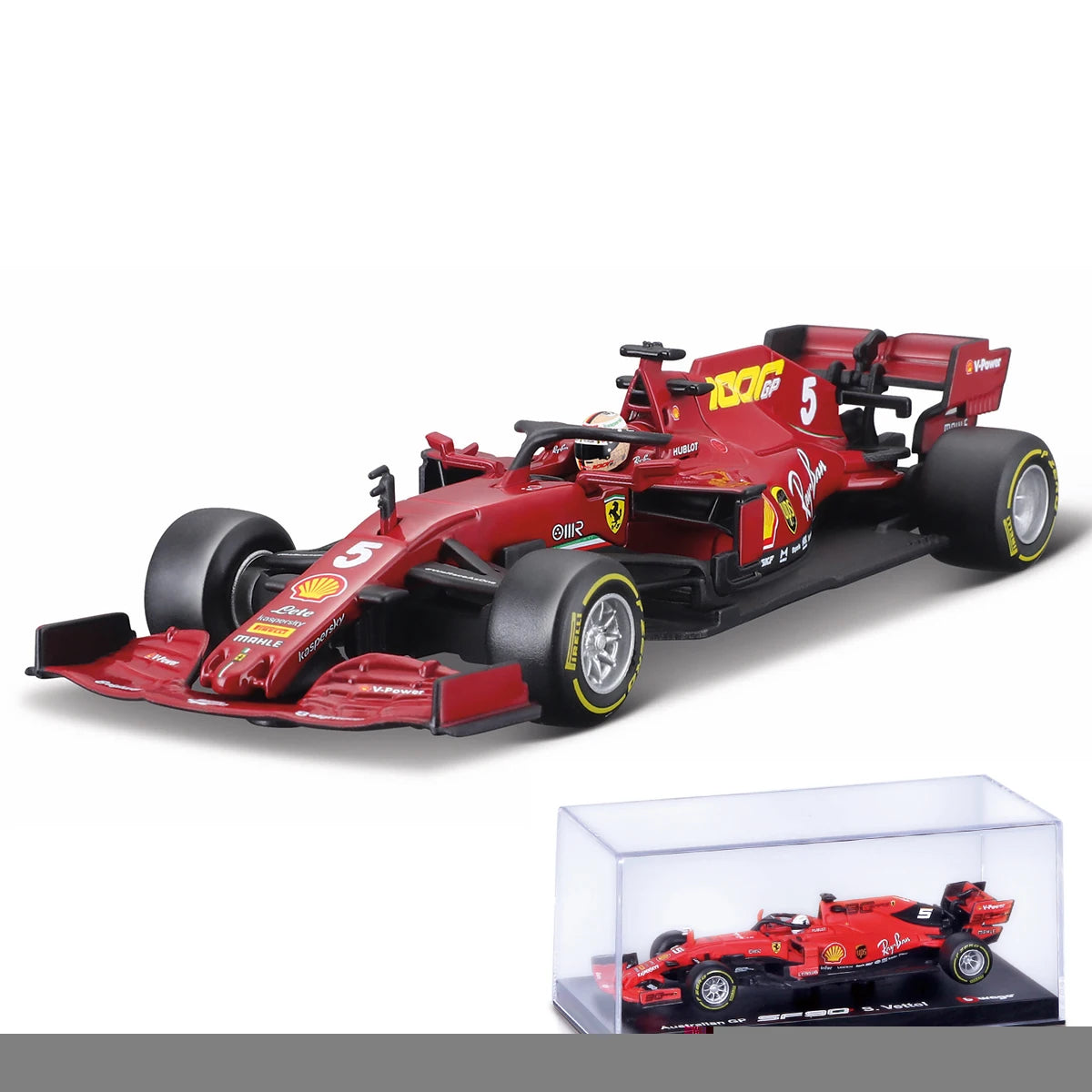 F1 Ferrari F1-75 75th Aniversario Bburago 1:43