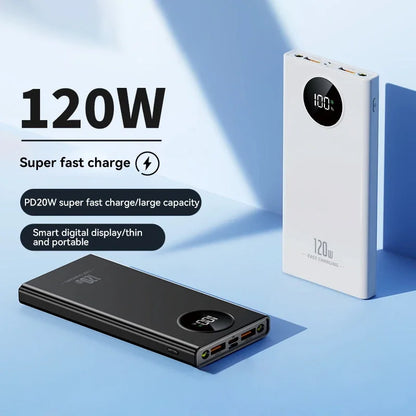 Banco de energía de 120W, carga súper rápida, 50.000mah